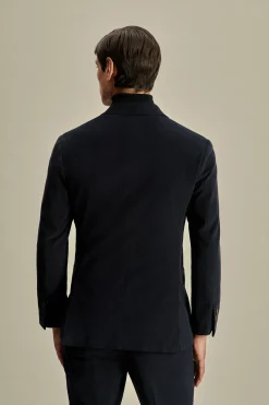 Outlet Brushed Cotton Double Breasted Peak Lapel Suit Tailoring