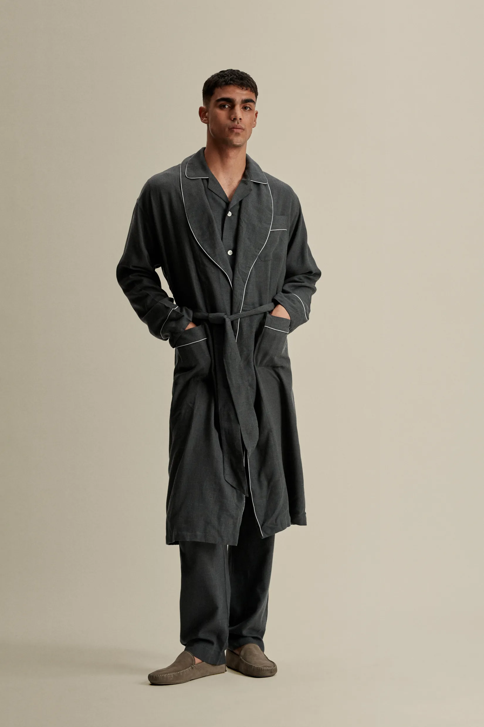 Hot Brushed Cotton Dressing Gown Loungewear