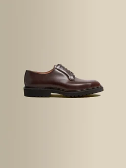 Hot Calf Leather Derby Shoes Shoes