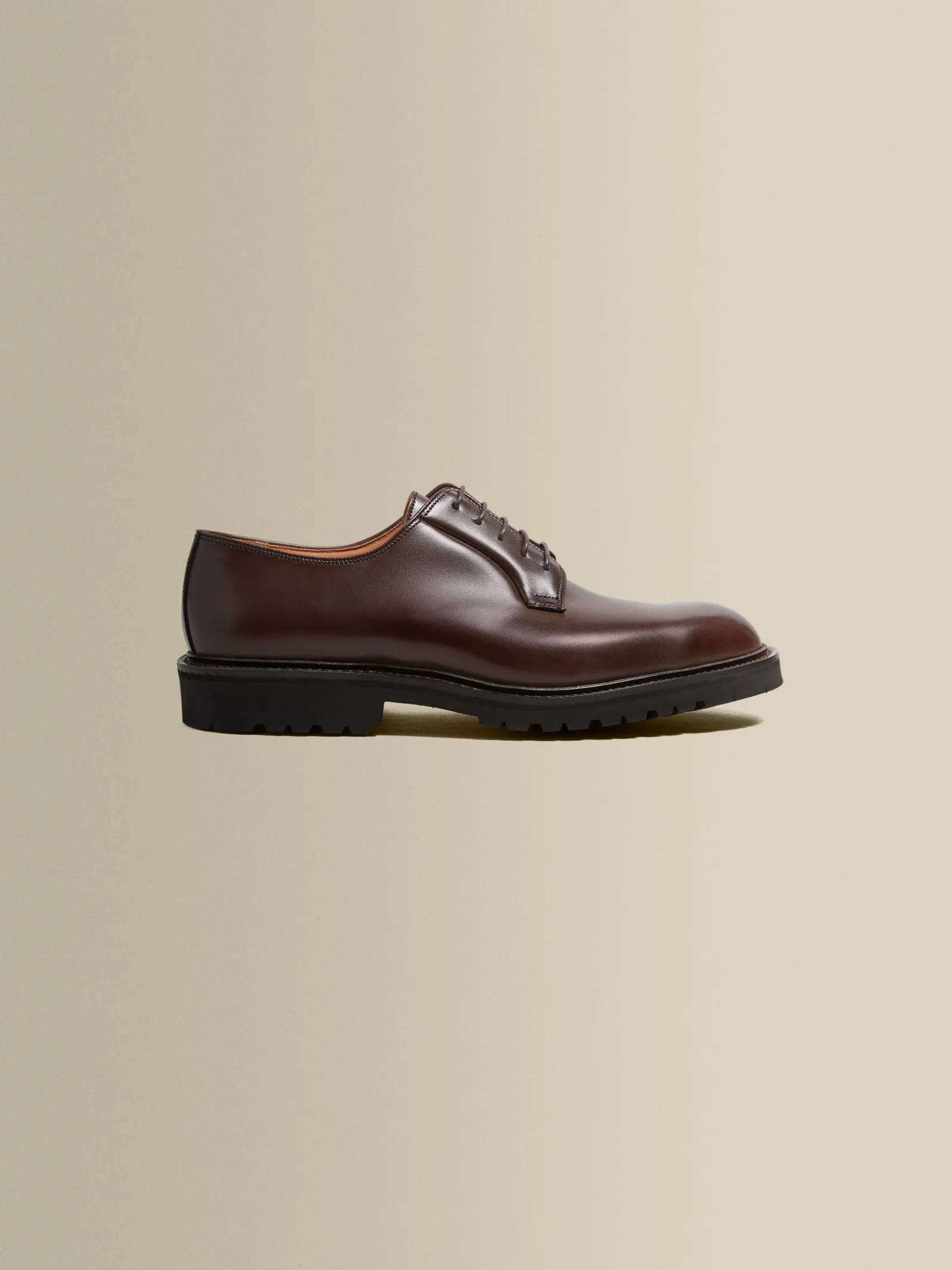 Hot Calf Leather Derby Shoes Shoes
