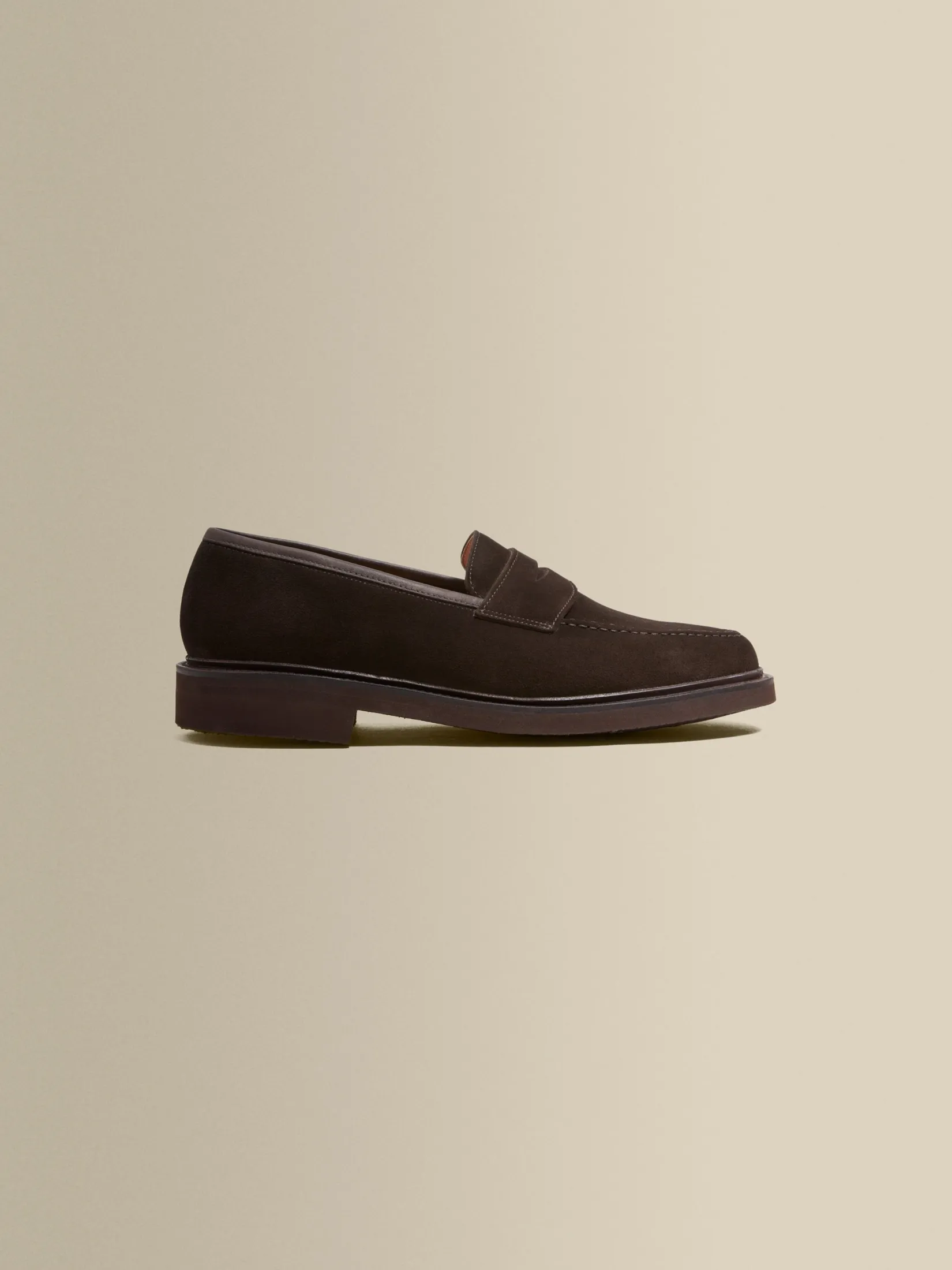 Hot Calf Suede Penny Loafer Shoes Shoes
