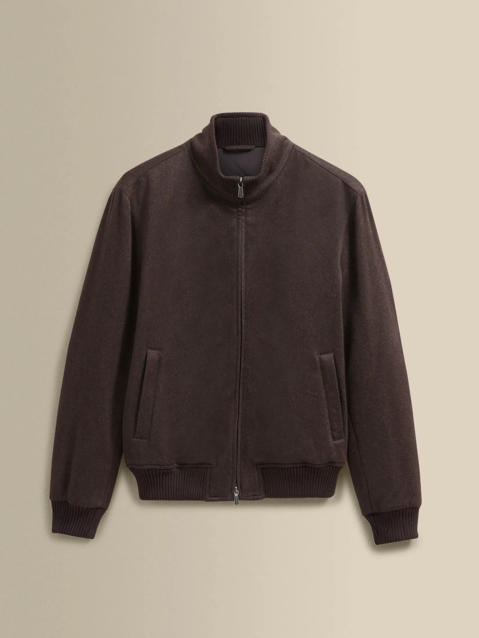 Outlet Cashmere Bomber Jacket Outerwear