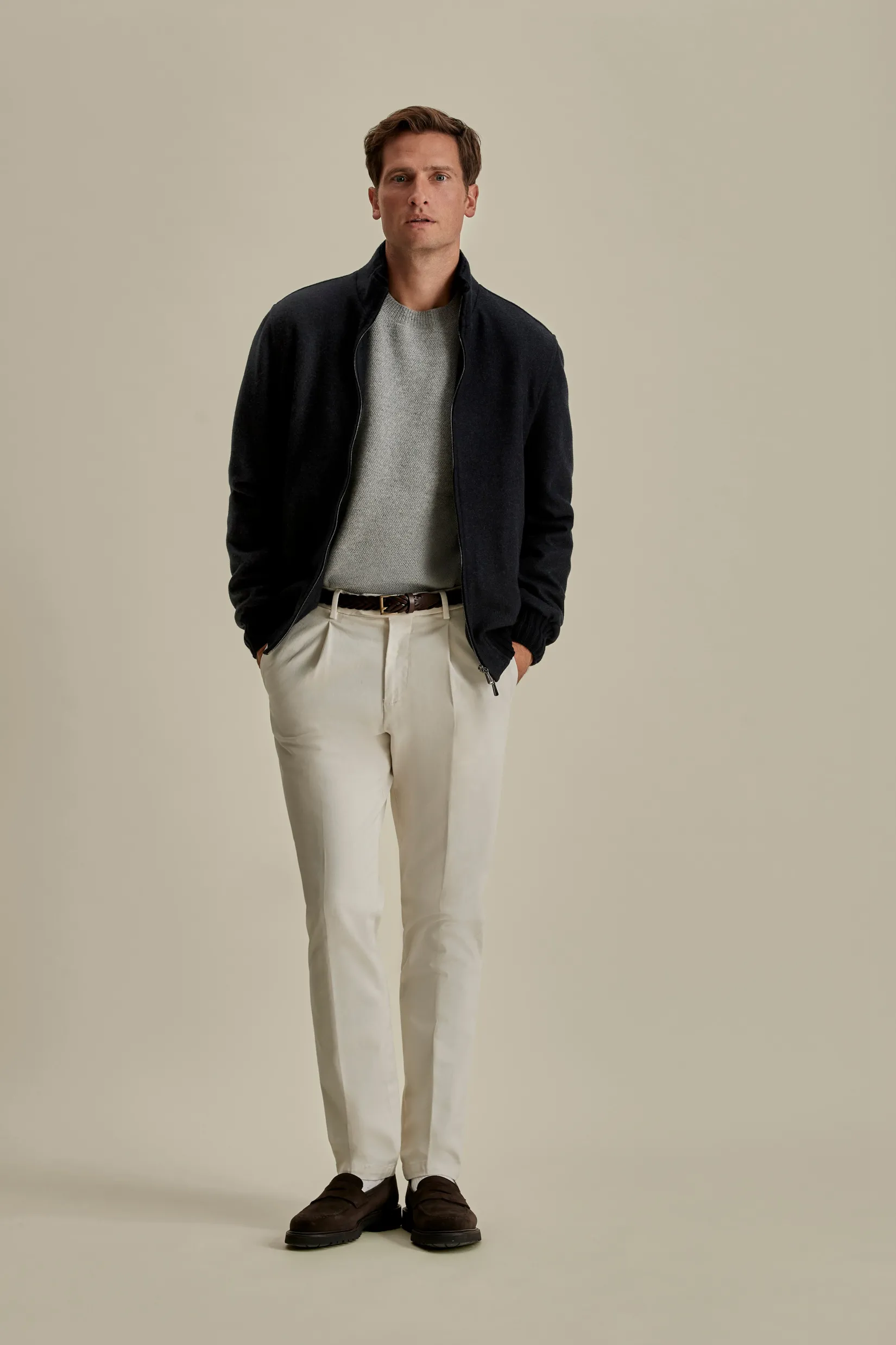 New Cashmere Bomber Jacket Outerwear