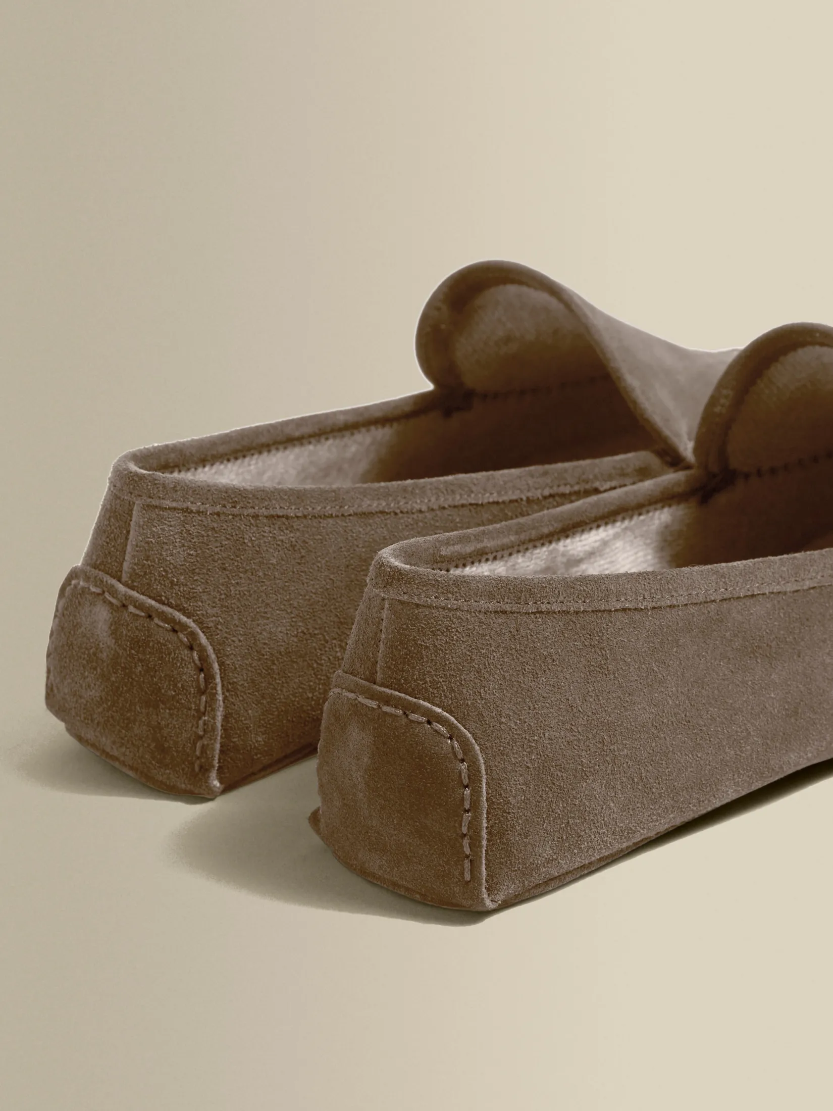 Clearance Cashmere Lined Suede Slippers Shoes|Accessories