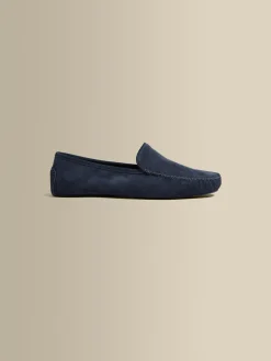 Cashmere Lined Suede Slippers Shoes|Accessories