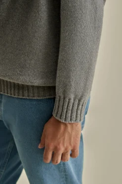Discount Cashmere Long Sleeve Skipper Polo Shirt T-Shirts & Polos|Knitwear