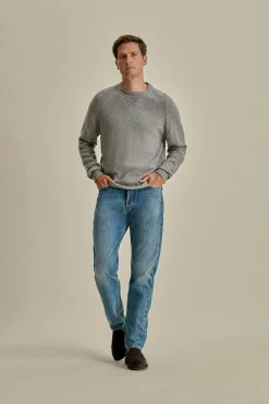 Clearance Cashmere Raglan Crew Neck Sweater Knitwear