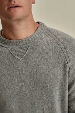 Clearance Cashmere Raglan Crew Neck Sweater Knitwear