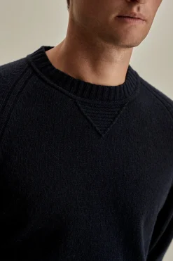 Sale Cashmere Raglan Crew Neck Sweater Knitwear