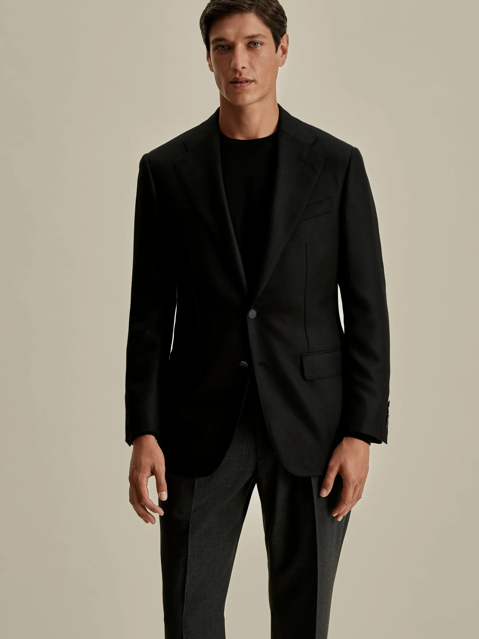 Online Cashmere Single Breasted Jacket Tailoring