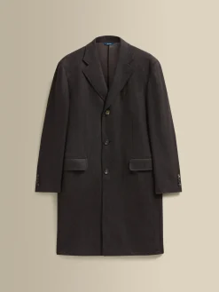 Cashmere Unstructured Single Breasted Overcoat Outerwear|Tailoring