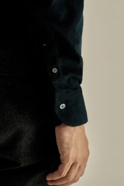 Clearance Corduroy Cutaway Collar Shirt Shirts