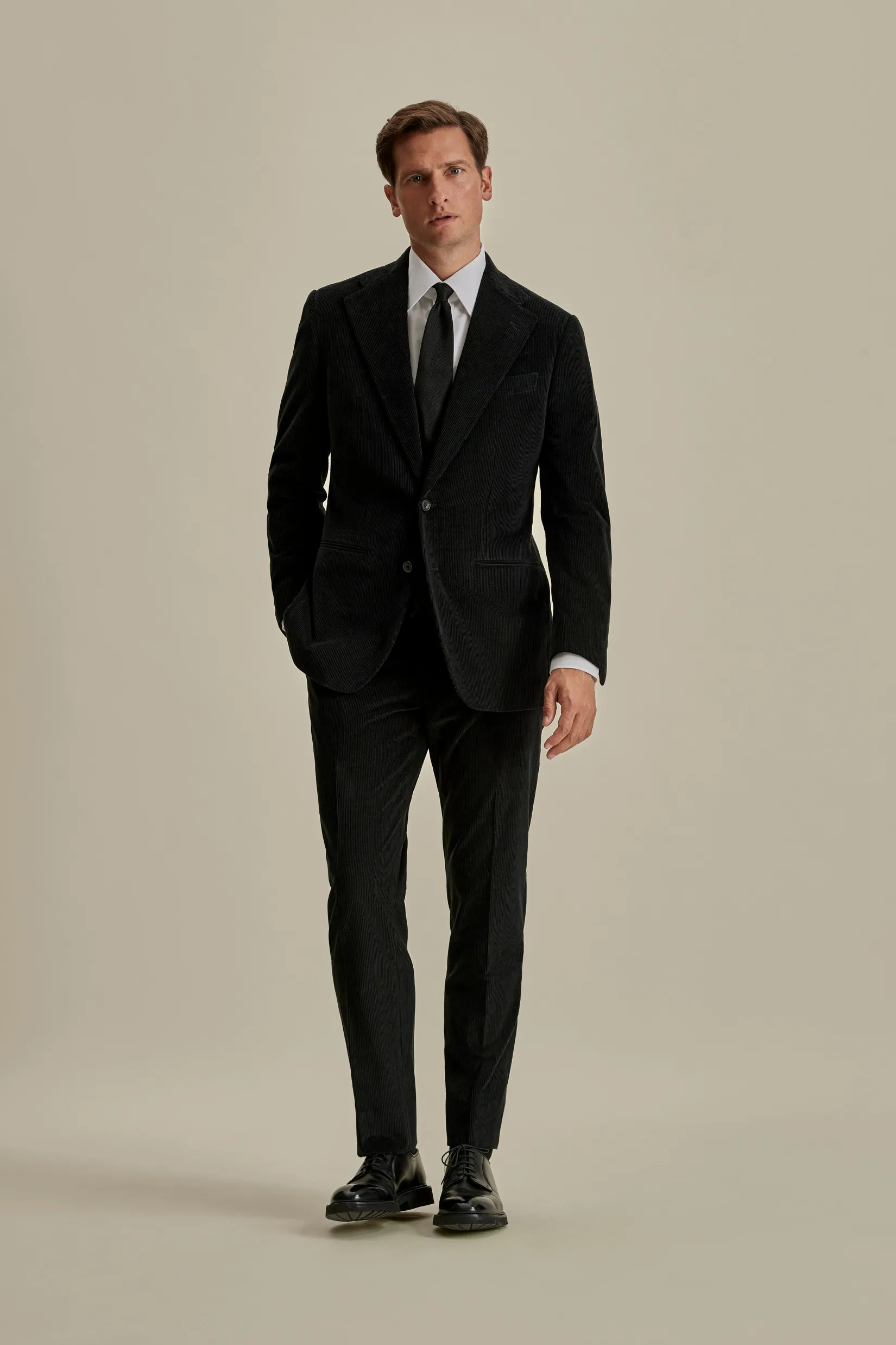 Discount Corduroy Single Breasted Suit Tailoring