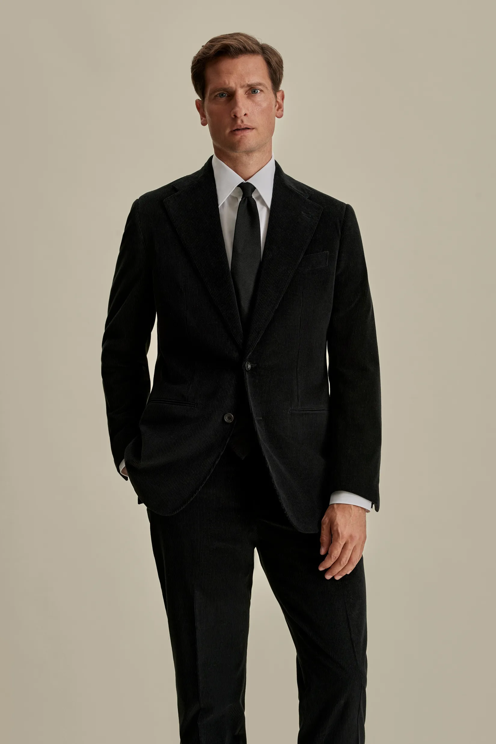 Discount Corduroy Single Breasted Suit Tailoring