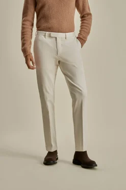 Outlet Cotton Easy Fit Flat Front Chinos Trousers & Shorts