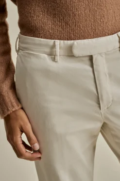 Outlet Cotton Easy Fit Flat Front Chinos Trousers & Shorts