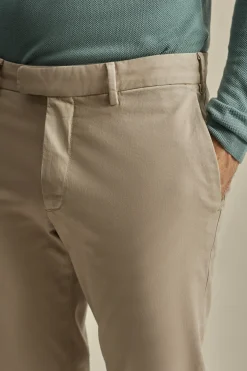 Cotton Easy Fit Flat Front Chinos Trousers & Shorts