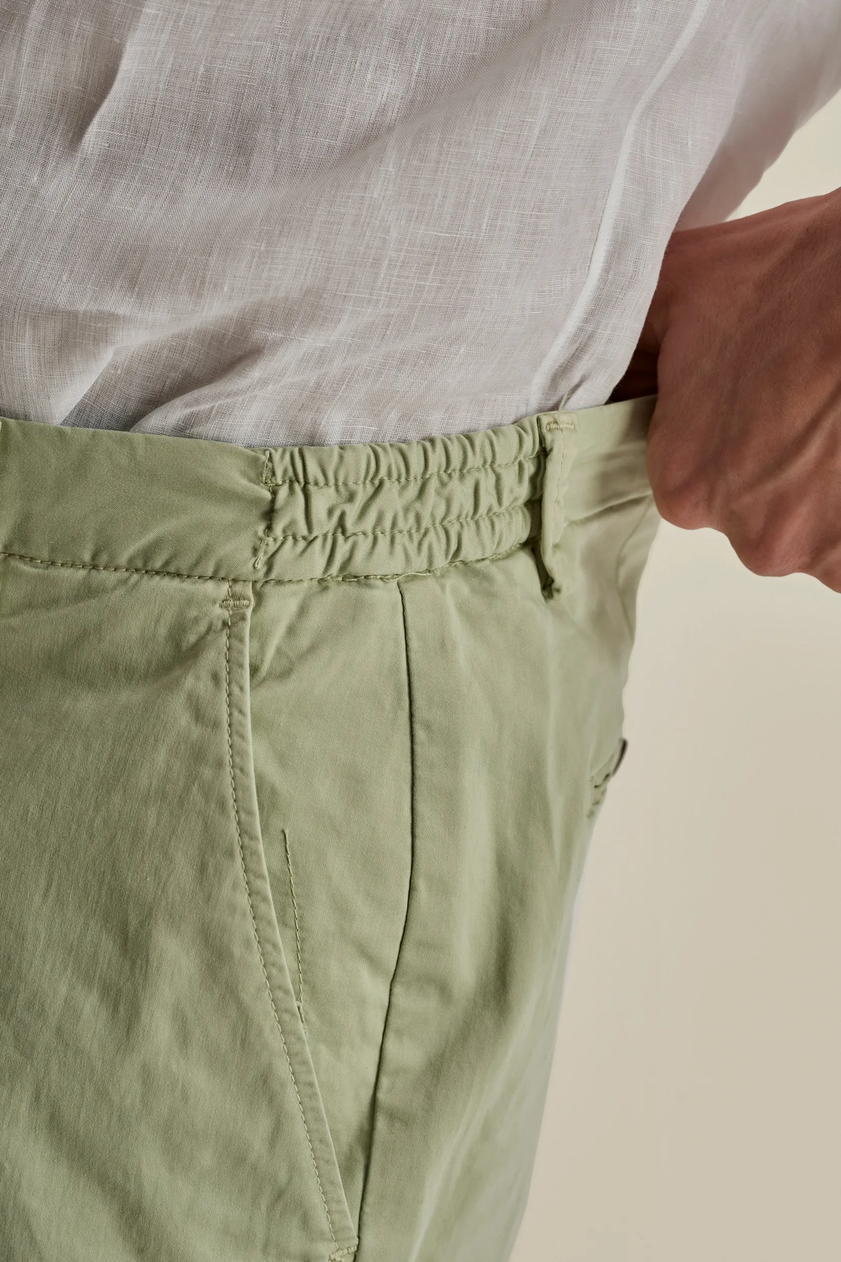Cotton Flat Front Casual Shorts Trousers & Shorts