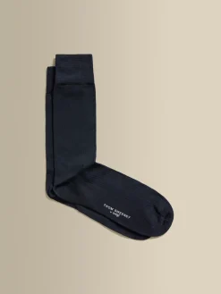 Outlet Cotton Ribbed Dress Sock Accessories