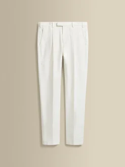 Sale Cotton Single Pleat Chinos Trousers & Shorts