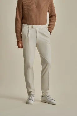 Sale Cotton Single Pleat Chinos Trousers & Shorts