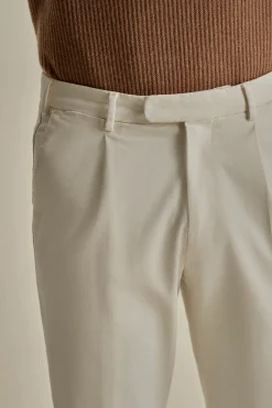 Sale Cotton Single Pleat Chinos Trousers & Shorts