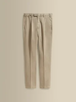 Cotton Single Pleat Chinos Trousers & Shorts