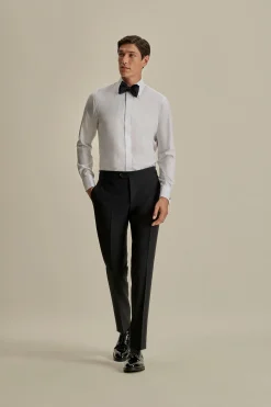 Sale Cotton Stretch Fly Front Dress Shirt Shirts