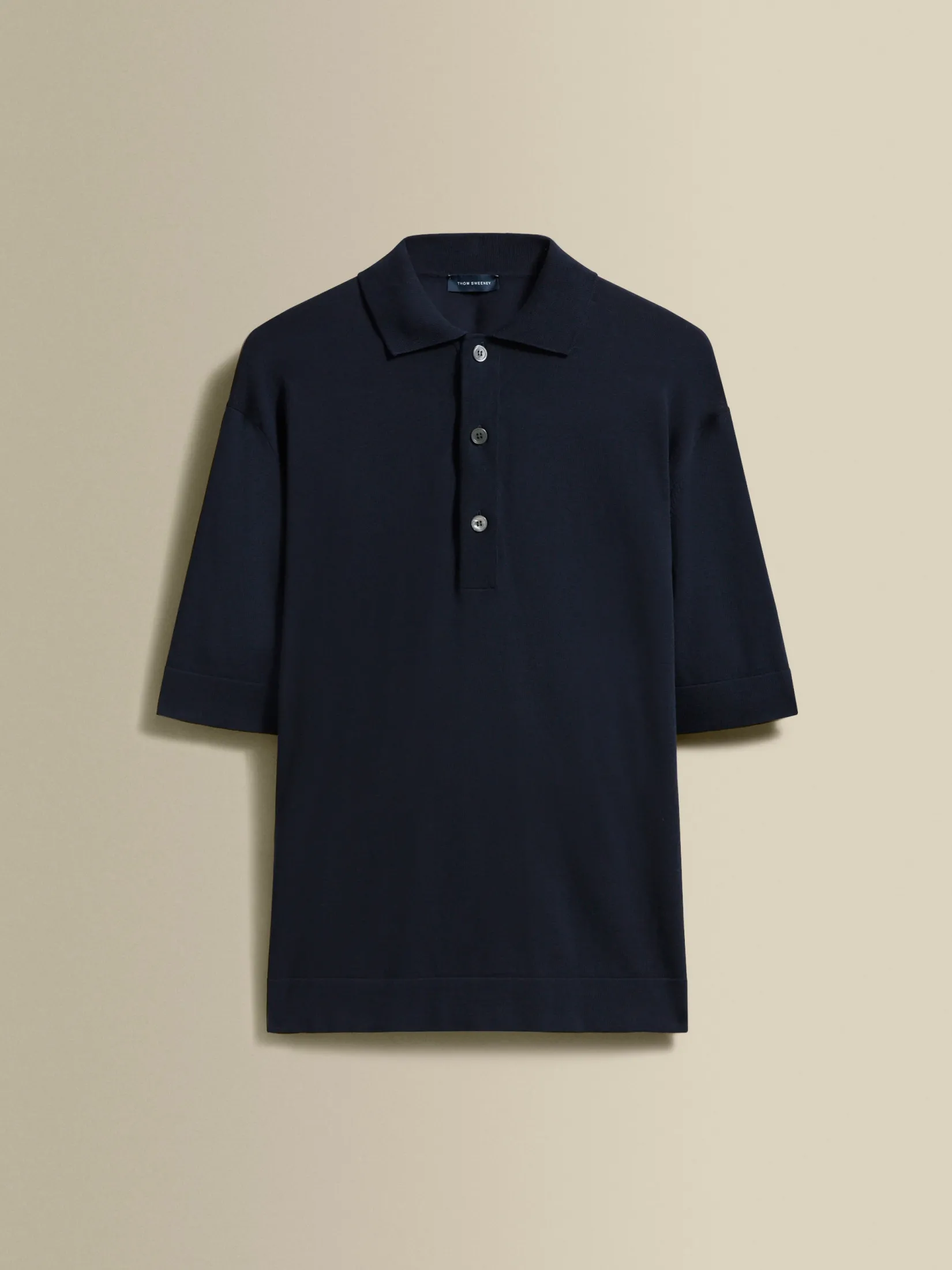 Hot Crepe Cotton Polo Shirt T-Shirts & Polos|Knitwear
