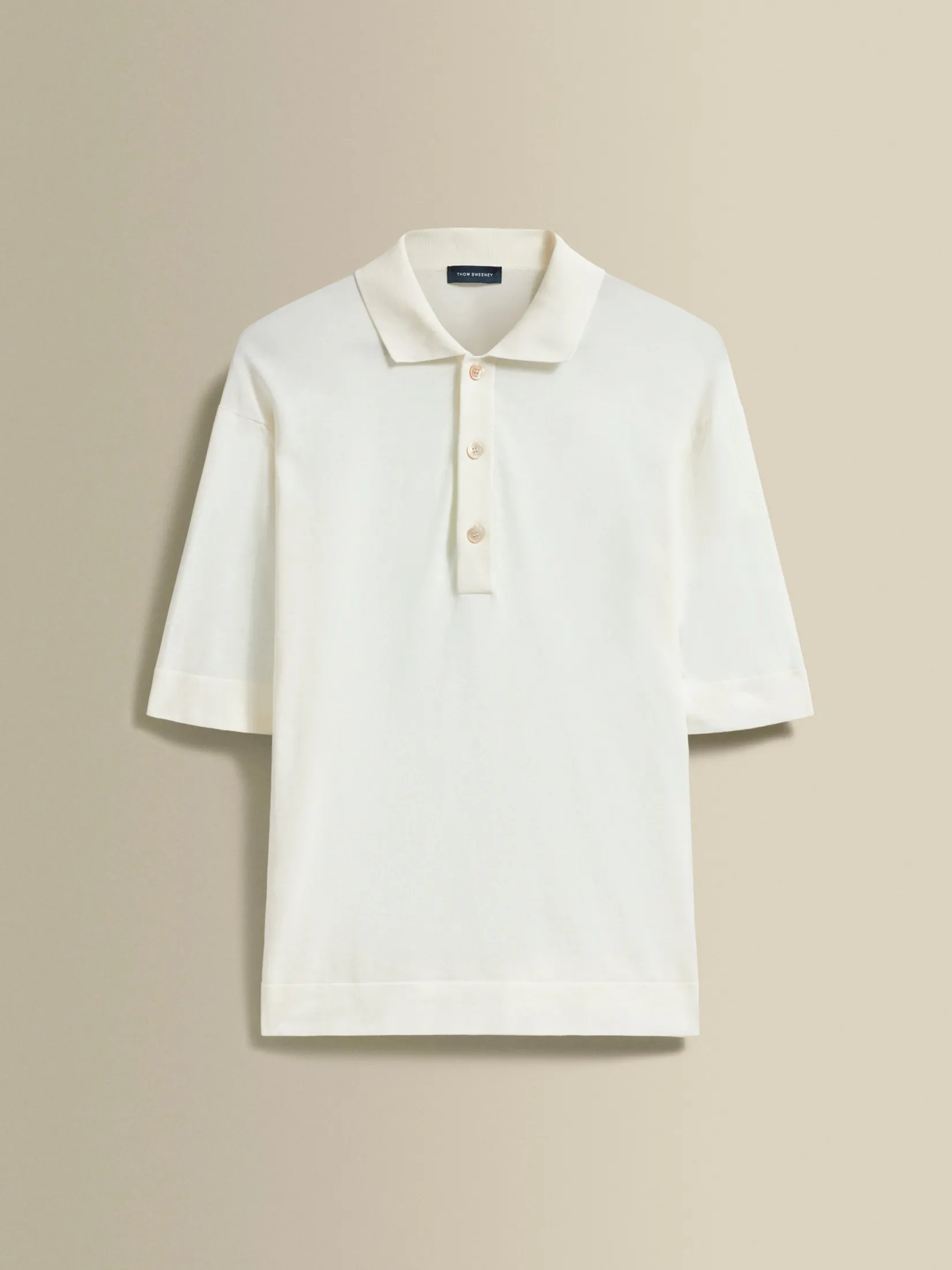 Hot Crepe Cotton Polo Shirt T-Shirts & Polos|Knitwear
