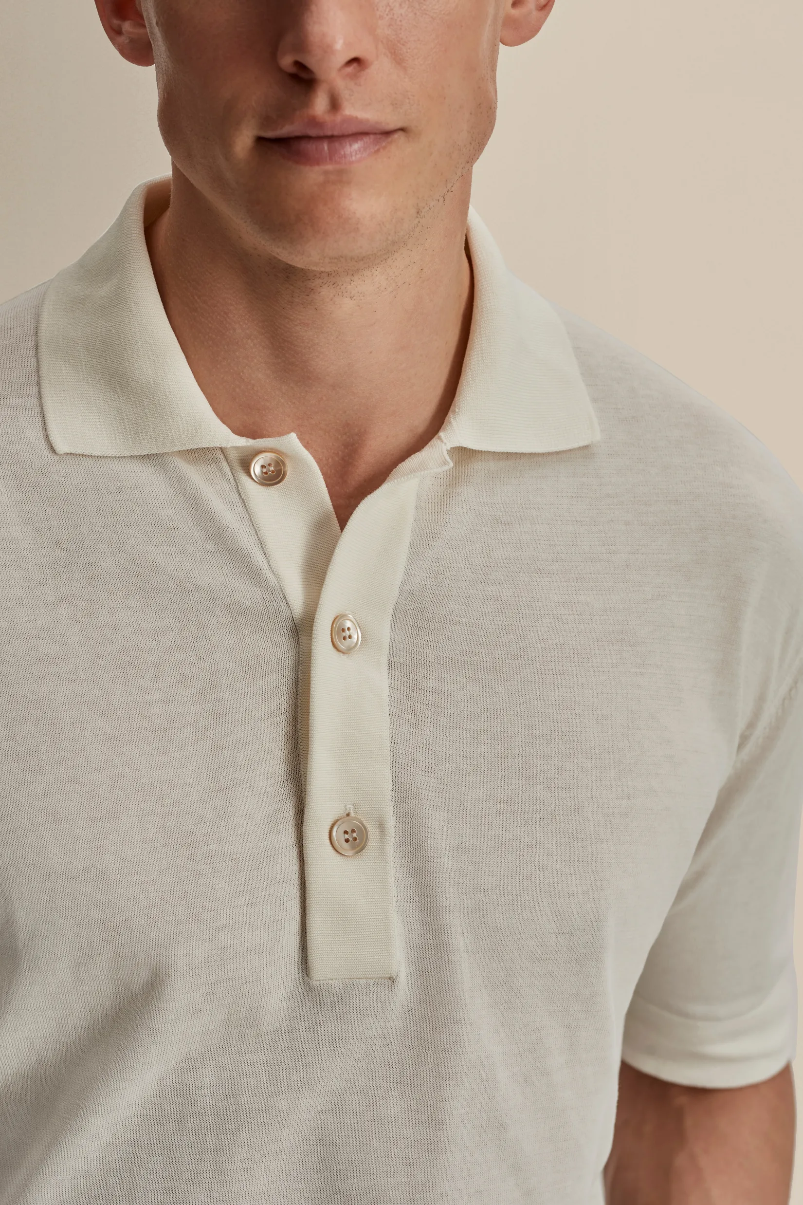 Hot Crepe Cotton Polo Shirt T-Shirts & Polos|Knitwear