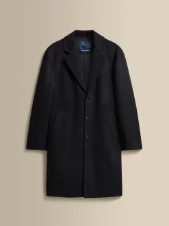 Hot Double Faced Cashmere Single Breasted Overcoat Outerwear