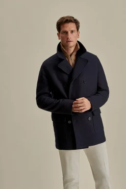 Best Double Wool Pea Coat Outerwear