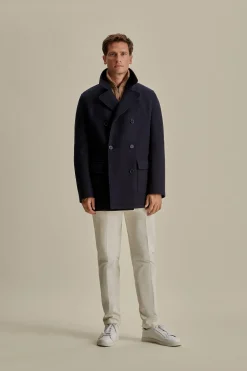 Best Double Wool Pea Coat Outerwear