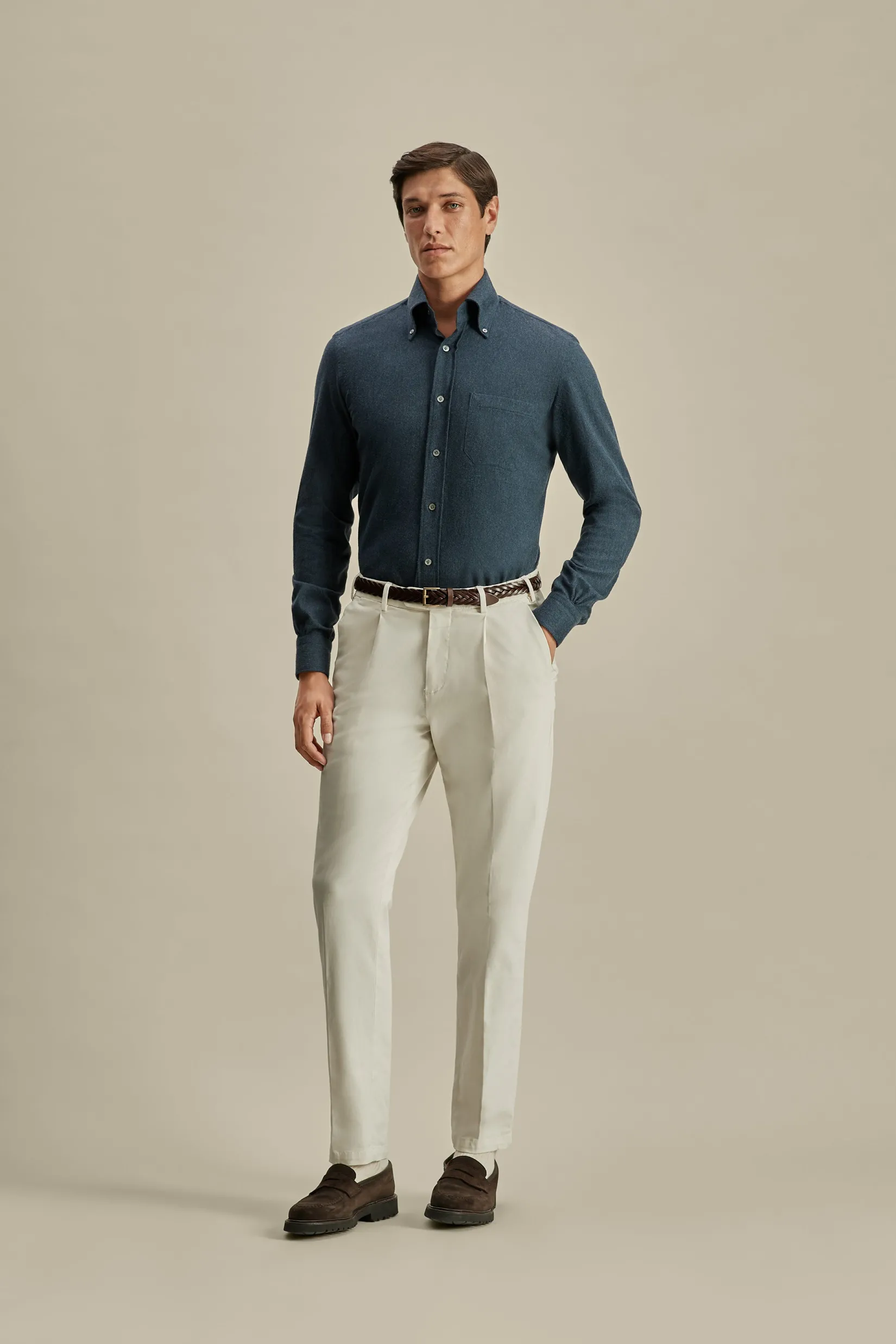 Flannel Button Down Collar Shirt Shirts