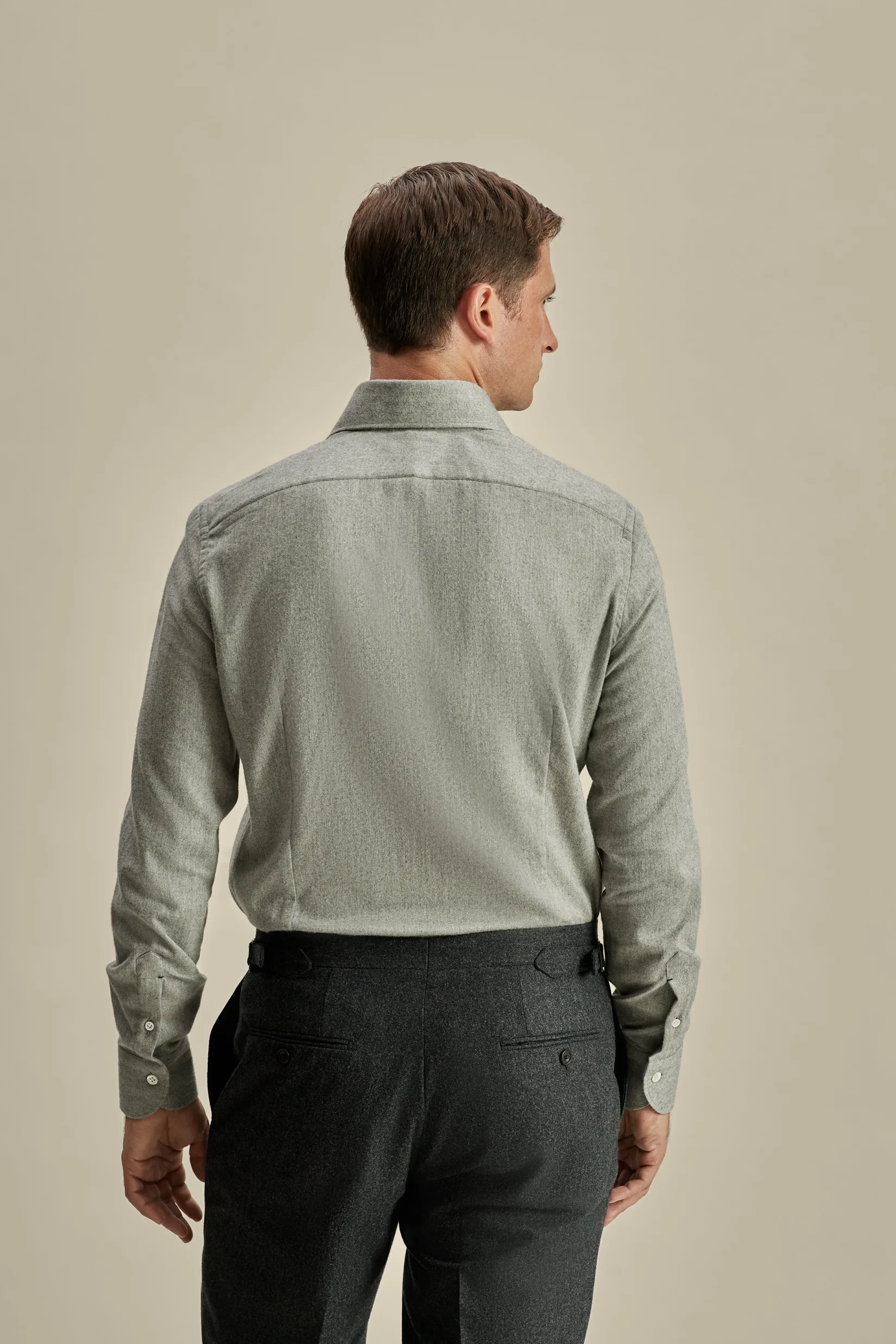 Hot Flannel Cutaway Collar Shirt Shirts