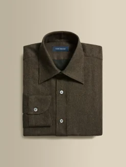 New Flannel Point Collar Shirt Shirts