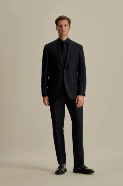 Hot Flannel Single Breasted Wool Suit Tailoring