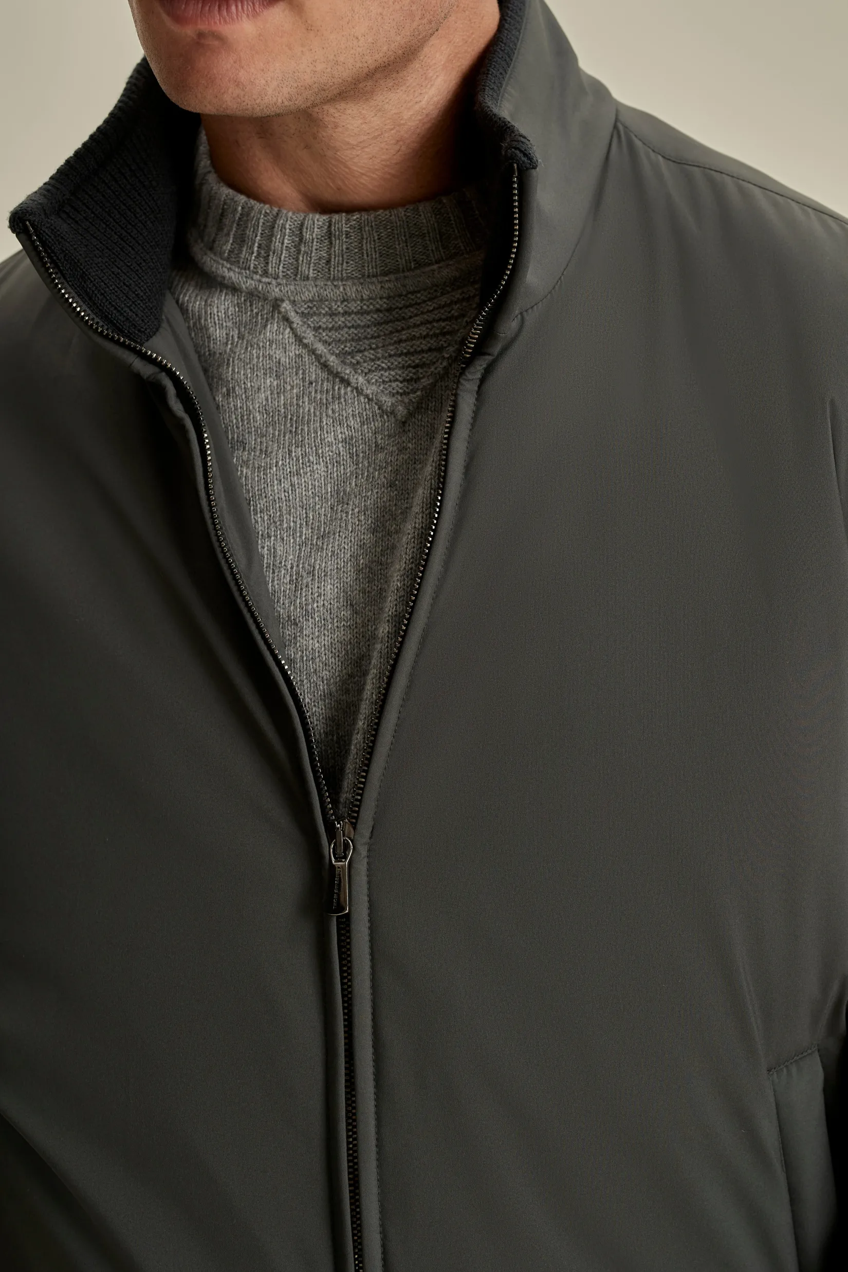 Discount Japanese Nylon Bomber Jacket Outerwear
