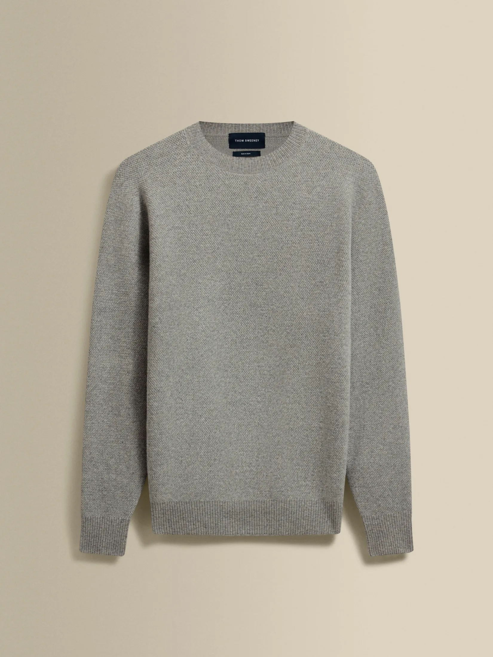 Japanese Wool Crew Neck Sweater Knitwear