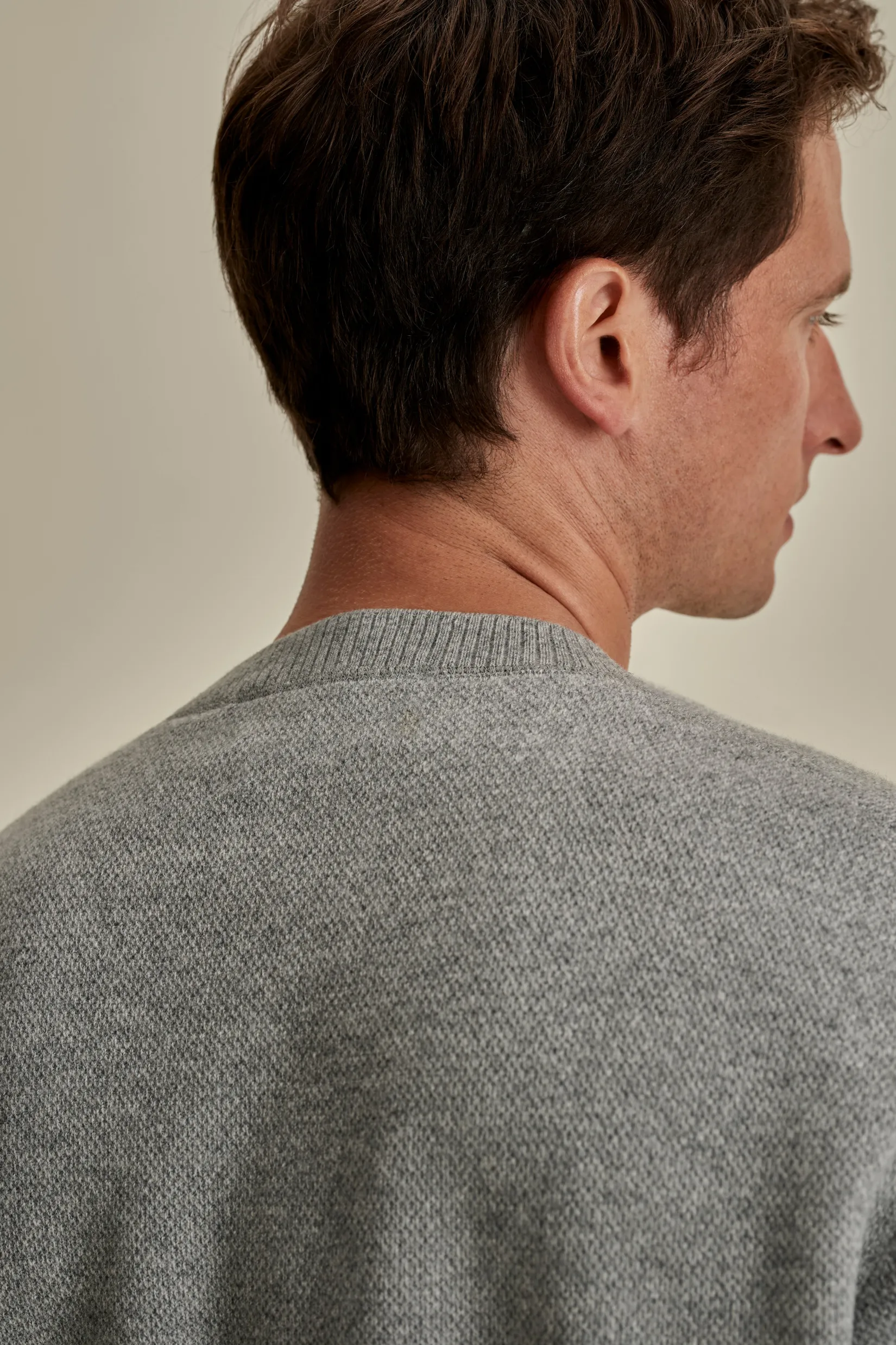 Japanese Wool Crew Neck Sweater Knitwear