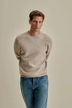 Outlet Japanese Wool Crew Neck Sweater Knitwear