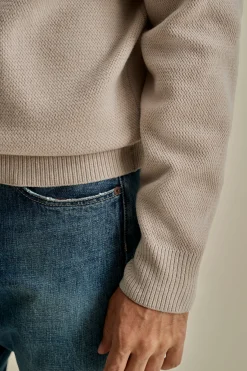 Outlet Japanese Wool Crew Neck Sweater Knitwear