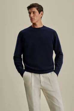 Sale Japanese Wool Crew Neck Sweater Knitwear