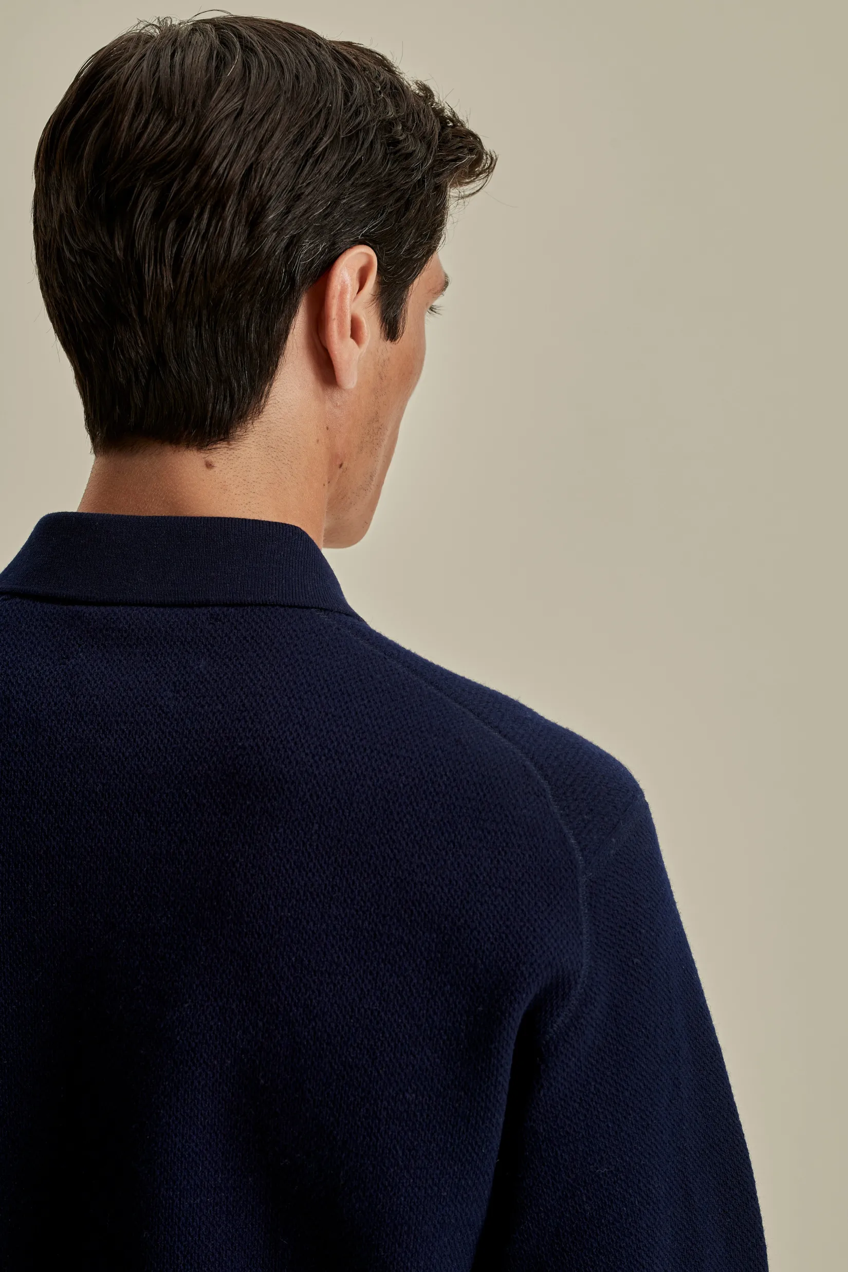 Outlet Japanese Wool Long Sleeve Polo Shirt T-Shirts & Polos