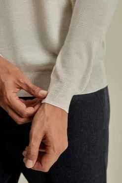 New Knitted Merino Wool Long Sleeve T-Shirt T-Shirts & Polos|Knitwear