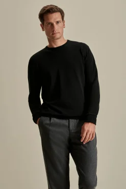 Discount Knitted Merino Wool Long Sleeve T-Shirt Knitwear
