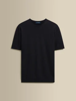 Knitted Merino Wool T-Shirt T-Shirts & Polos|Knitwear