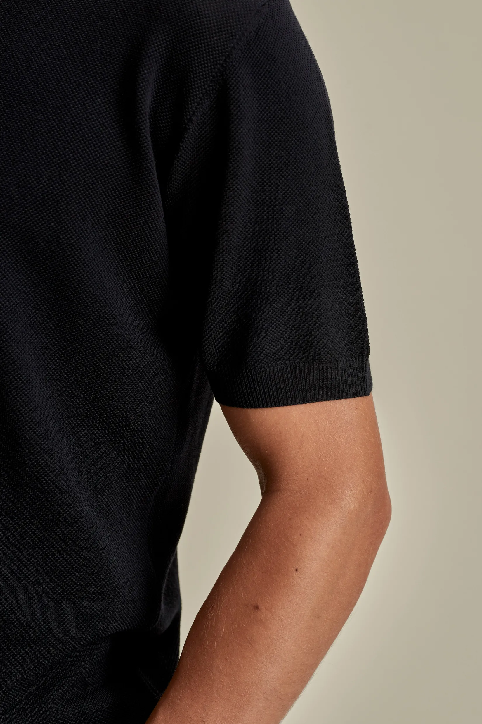 Knitted Merino Wool T-Shirt T-Shirts & Polos|Knitwear