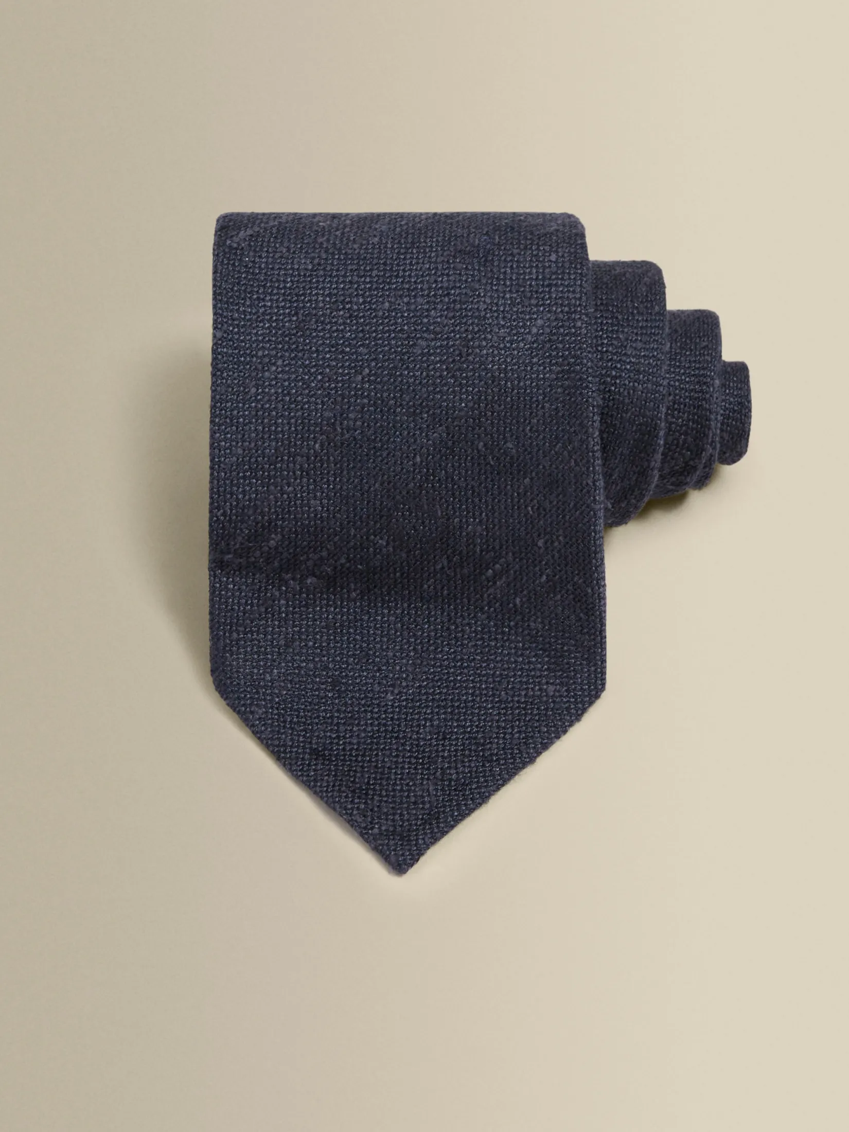 Knitted Silk Linen Tie Accessories